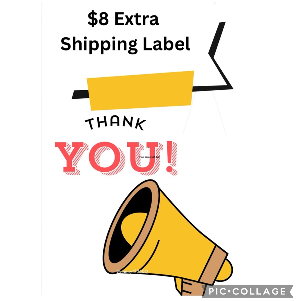 Extra shipping label